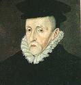 Sir Walter Mildmay (bef. 1523 - 1589), who founded Emmanuel College, Cambridge in 1584 to promote the training of Puritan ministers.