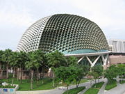 Singapore's Esplanade building, nicknamed "The Durian"