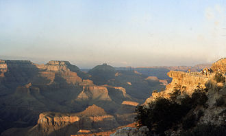 A sunset on Grand Canyon