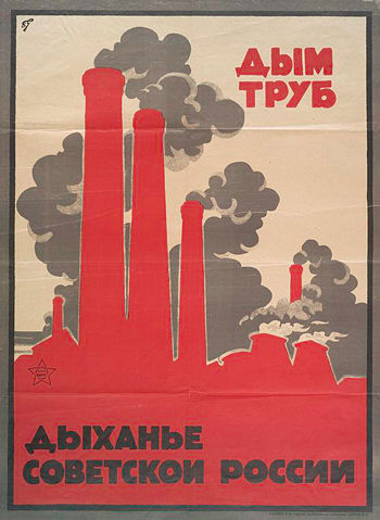 Image:Smoke of chimneys is the breath of Soviet Russia.jpg