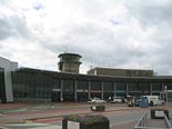 Leeds Bradford Airport, entrance to departure hall A