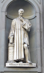 Statue at the Uffizi.