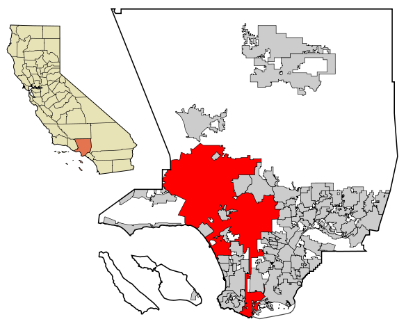 Image:LA County Incorporated Areas Los Angeles highlighted.svg
