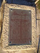 Captain Cook landing place plaque.