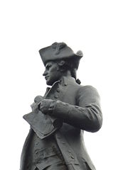 Statue of Captain James Cook at Admiralty Arch, London