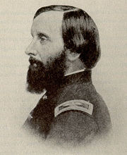 Thomas Wentworth Higginson in uniform; he was colonel of the First South Carolina Volunteers from 1862 to 1864.