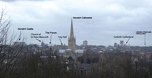Norwich City skyline
