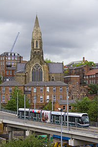 Unitarian Chapel on High Pavement, now the Pitcher and Piano public house