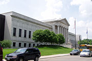 The Minneapolis Institute of Arts' Beaux-Arts north facade, designed by McKim, Mead, and White.