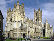 Canterbury Cathedral is the mother church of the Church of England, a significant worldwide Christian denomination.