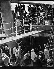 Classic Alfred Stieglitz photograph, The Steerage shows unique aesthetic of black and white photos.