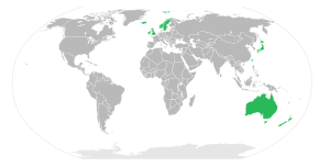Rabies-free jurisdictions, as of January 2006:Australia, New Zealand, Singapore, Fiji, Guam, Hawaii, the United Kingdom, Republic of Ireland, Norway, Sweden, Finland, Iceland, Japan and Taiwan/ROC.