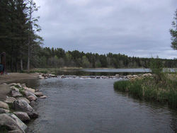 The source of the Mississippi River at Lake Itasca (2004)