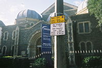 The former Cardiff Synagogue, located on Cathedral Road. There was once a fairly substantial Jewish population in South Wales, most of which has disappeared due to various factors. This synagogue is now an office block.