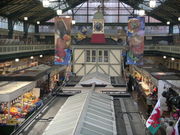 Cardiff Central Market on St Mary Street in the city centre