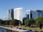 Buenos Aires, Argentina financial district.