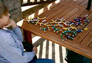 Those with AS often display intense interests, such as this boy's fascination with molecular structure.
