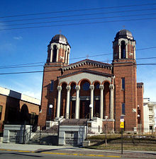 The Holy Trinity Cathedral, more commonly known as the Greek Orthodox Church building