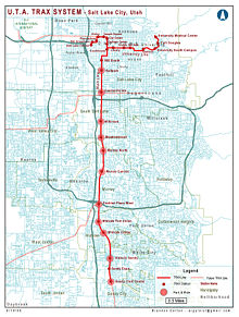 Trax and neighborhood proximity map.