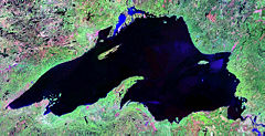Lake Superior - Landsat image