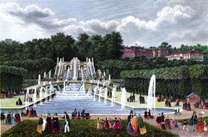 The Château de Saint-Cloud in 1845