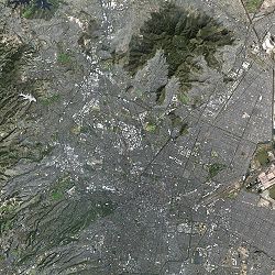 Mexico seen from Spot Satellite