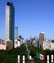 Torre Mayor, the tallest skyscraper in Latin America