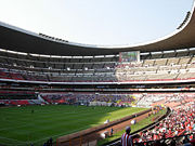 Estadio Azteca, fifth largest stadium in the world.