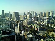 Skyline in Umeda.