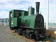 Two steam locomotives were supplied to the Reykjavík Docks railway; both are now on display in Reykjavík.