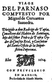 Frontispiece of the Viaje (1614).