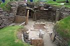 Skara Brae, a neolithic settlement, located in the Bay of Skaill, Orkney.
