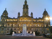 Glasgow City Chambers viewed from George Square