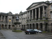 Parliament House, in Edinburgh, is the home of the Supreme Courts of Scotland.