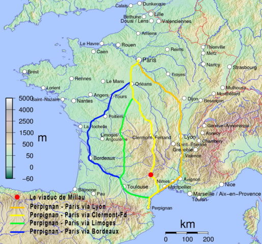 Image:Autoroutes Nord-Sud et viaduc de Millau.JPG