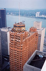 The historic Guardian Building is Wayne County headquarters. 