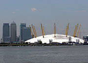 The O2, one of the largest dome structures in the world
