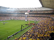 Twickenham Stadium, 'the home of English rugby union'