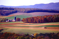 Farming near Klingerstown, Pennsylvania.