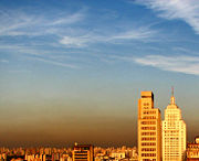 Smog in São Paulo.