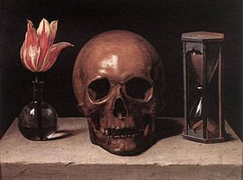 What is death? The perplexing trio symbolically depicted: Life, Death, and Time