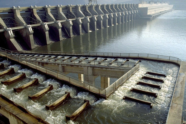 Image:John Day Dam fish ladder.jpg