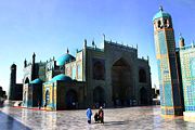 Blue Mosque in Mazari Sharif, Afghanistan