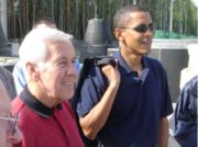 Obama and Richard Lugar visit a Russian mobile launch missile dismantling facility