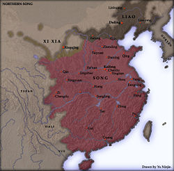 Location of Northern Song Dynasty