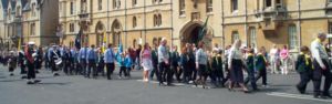 A Scout parade in Oxford, 2004