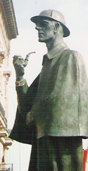 Monument of Sherlock Holmes in London