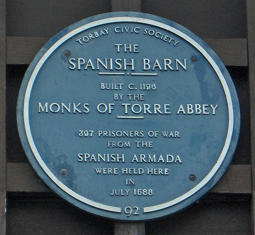 Image:The Spanish Barn plaque, Torquay.jpg