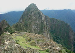 The ruins of Machu Picchu, "the Lost City of the Incas," has become the most recognizable symbol of the Inca civilization.