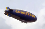 One of The Goodyear Tire & Rubber Company's blimp fleet.